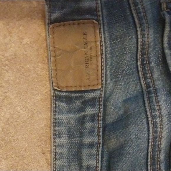American Eagle Next Level Stretch Jegging Jeans Women 6 Mid Rise Blue - Picture 5 of 8